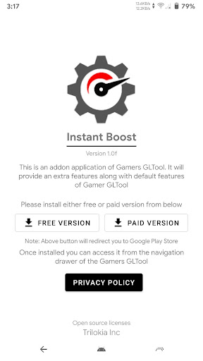 Instant Boost : Addon screenshot 1