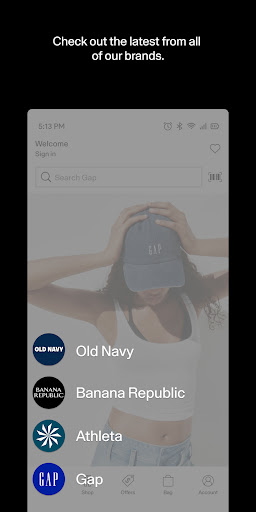 Gap screenshot 1