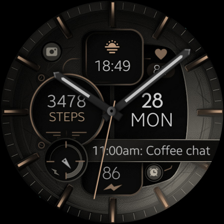 Dream 132 bronze watch face screenshot 6