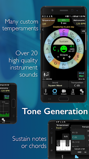 TonalEnergy Tuner & Metronome screenshot 1
