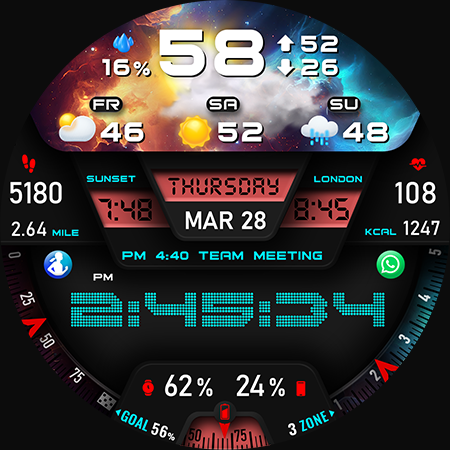 PER27 Digital Watch Face screenshot 41