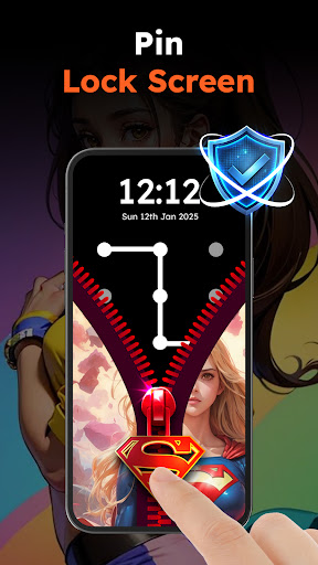 Zipper Lock Wallpapers Screen screenshot 7