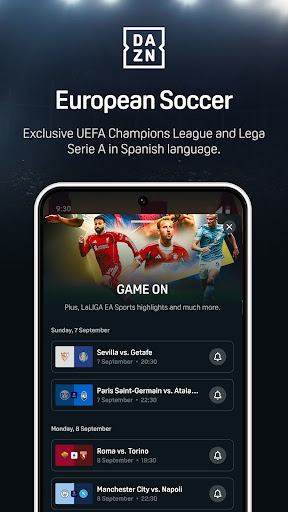 DAZN - Watch Live Sports screenshot 2