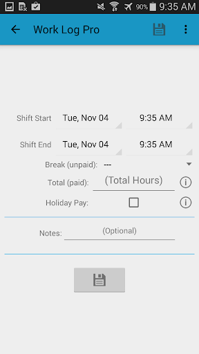 Work Log Pro screenshot 15