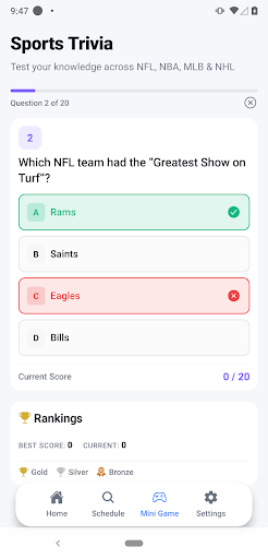 Live Scores : NFL NCAA NBA MLB screenshot 7