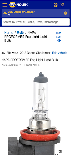 NAPA PROLink screenshot 1