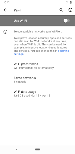 Settings screenshot 2