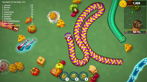 Worms Zone .io - Hungry Snake screenshot 2