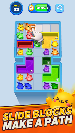 Drop Kitty : Color Puzzle screenshot 1