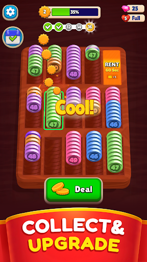 Pocket Sort: Coin Merge Puzzle screenshot 4