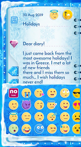 Winter Princess Diary: Lock screenshot 24