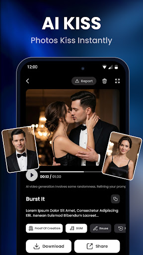 Video AI - AI Hug & Kiss Maker screenshot 2