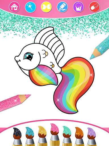 Princess Coloring Book & Games screenshot 12