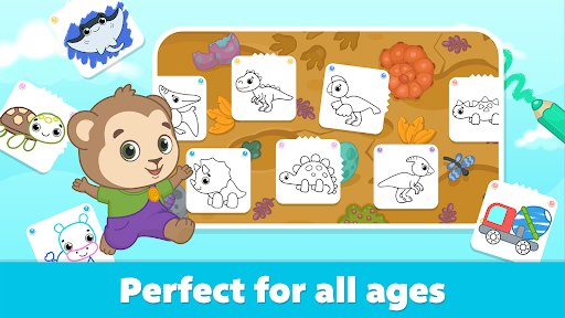 Coloring for Kids: Drawing 2-6 screenshot 2
