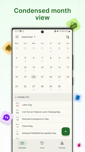 Holiday Calendar screenshot 2
