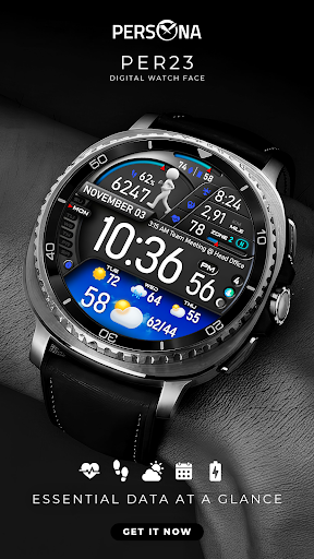 PER23 Digital Watch Face screenshot 13