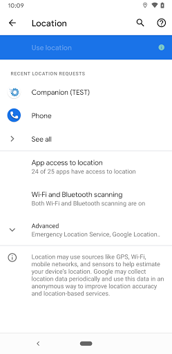 Settings screenshot 3