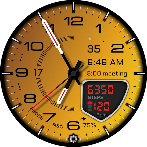 D355 Premium Watch Face screenshot 24