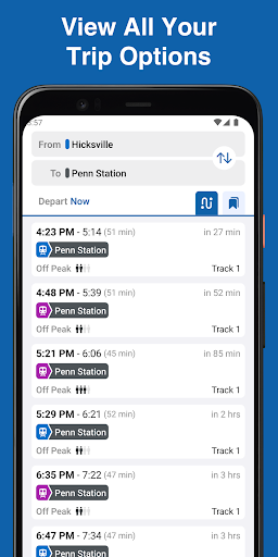 MTA TrainTime screenshot 1