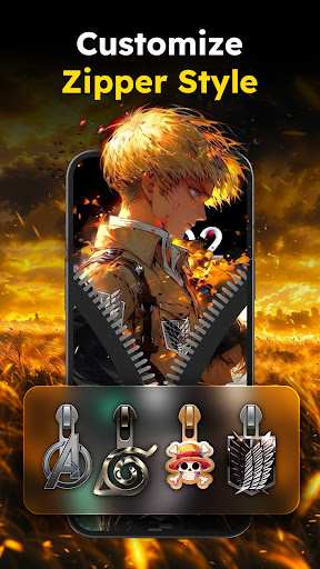 Zipper Lock Wallpapers Screen screenshot 15