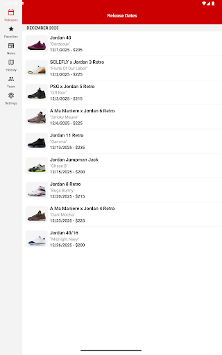 J23 - Jordan Release Dates screenshot 7