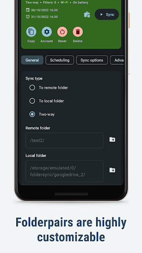 FolderSync Pro screenshot 1