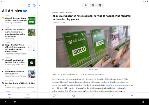 Fluent Reader Lite - RSS Clien screenshot 8