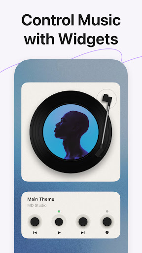 MD Vinyl - Music Player Widget screenshot 5