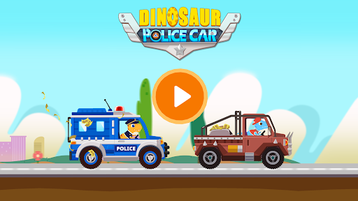 Dinosaur Police Car Games kids screenshot 4