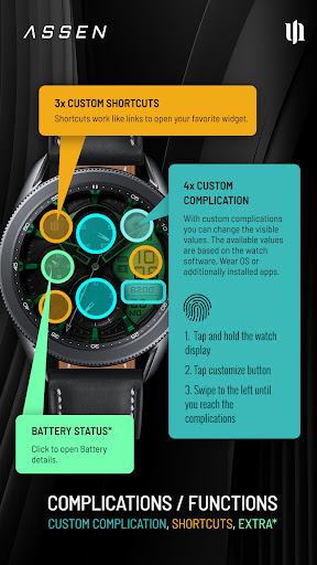S4U Assen - Hybrid watch face screenshot 7