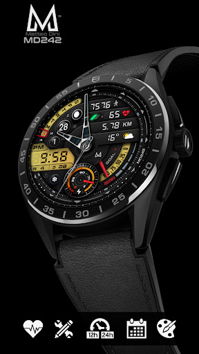 MD242 Hybrid watch face screenshot 13