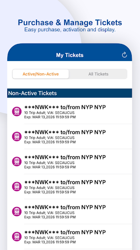 NJ TRANSIT Mobile App screenshot 2