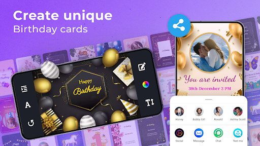 Birthday Invitation Card Maker screenshot 30