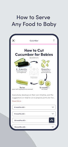 Solid Starts: Baby Food App screenshot 2