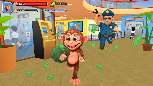 Monkey Student: School Prank screenshot 8