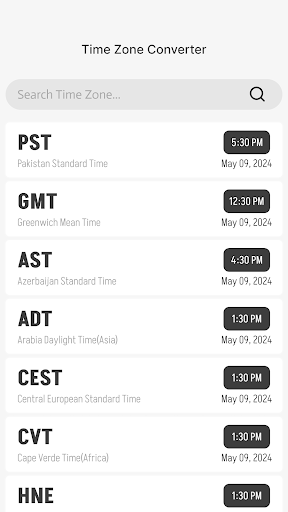 World Clock – World time clock screenshot 17