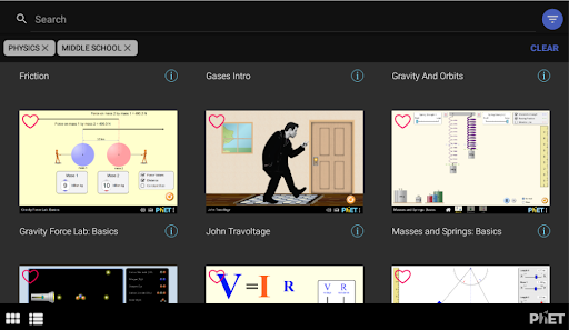 PhET Simulations screenshot 2
