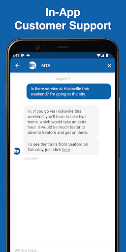 MTA TrainTime screenshot 2