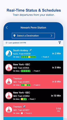 NJ TRANSIT Mobile App screenshot 4