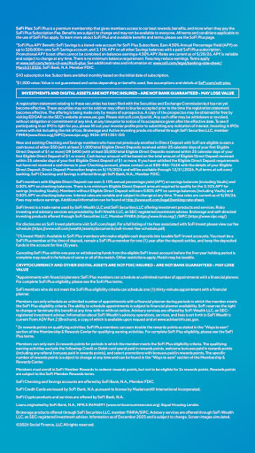 SoFi: Bank, Investing & Crypto screenshot 1