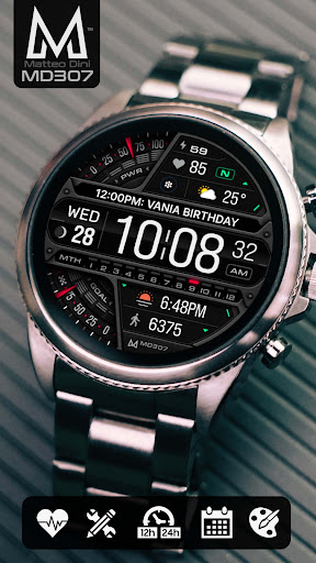 MD307 Digital watch face screenshot 12