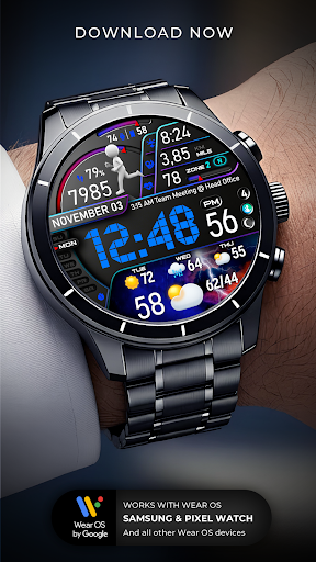 PER23 Digital Watch Face screenshot 7