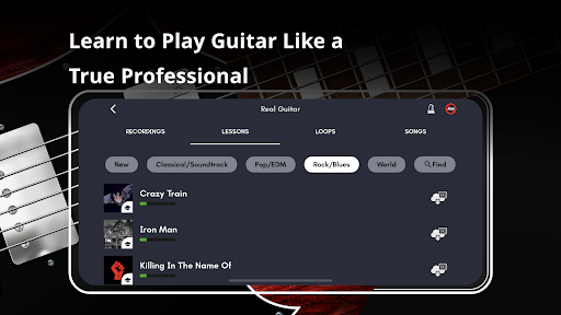 Real Guitar: acoustic electric screenshot 3