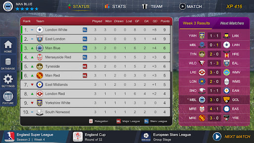 Pro League Soccer screenshot 2