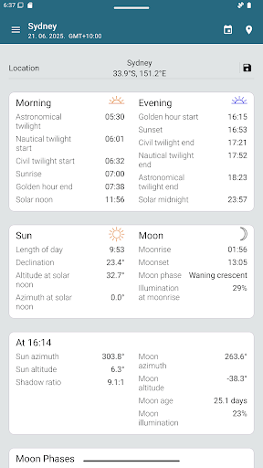 Sun Position: Sunrise/set PRO screenshot 10