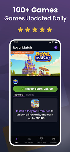 Cashly-Play & Earn in Minutes screenshot 1