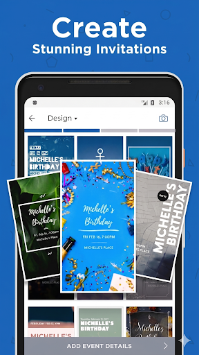 ZEvents Invite Maker Hobnob screenshot 2