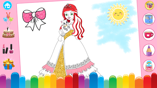 Princess Coloring Book & Games screenshot 10