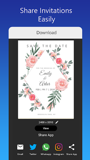 Invitation card Maker, Design screenshot 6