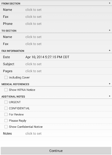 FaxCover Pro Create Cover Page screenshot 9